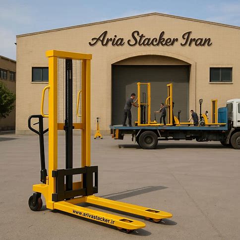 استاکر دستی ۲ تن ورق خم آریا استاکر ایران