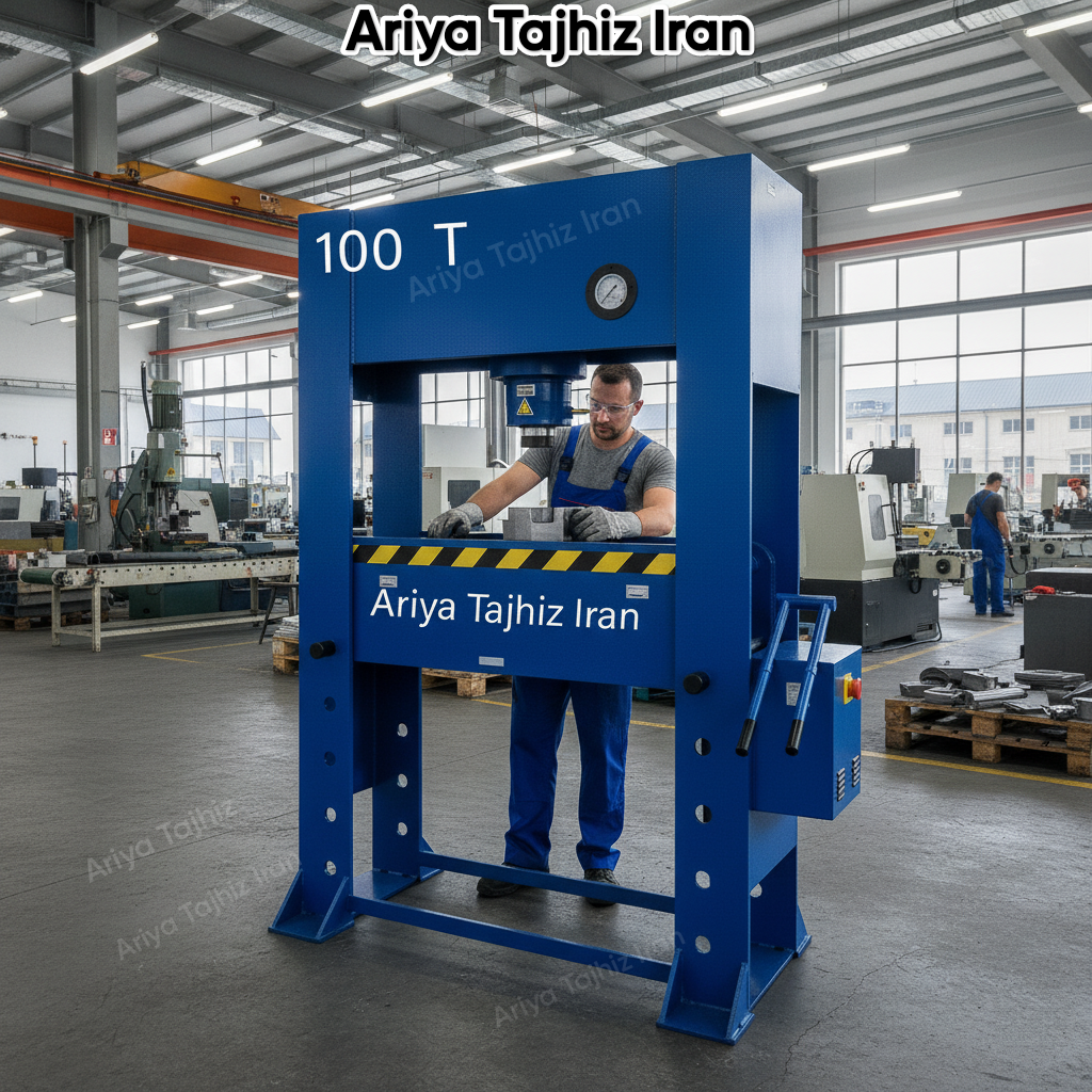 پرس هیدرولیک ۱۰۰ تن آریا تجهیز ایران